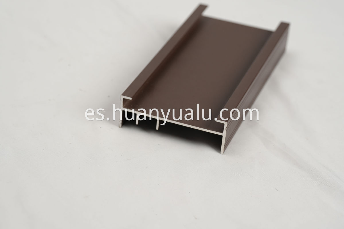 Spray painted door and window profiles